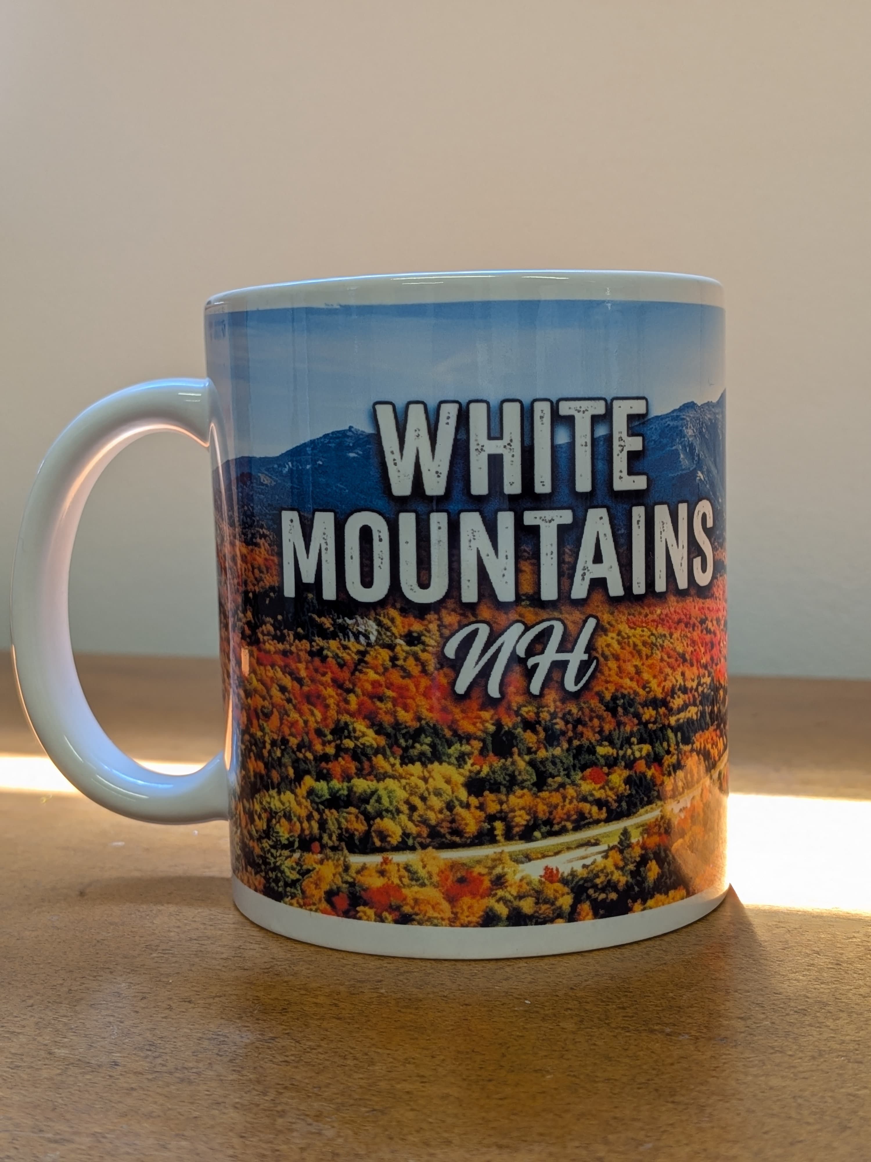 White Mountains, NH — full-wrap photo mug